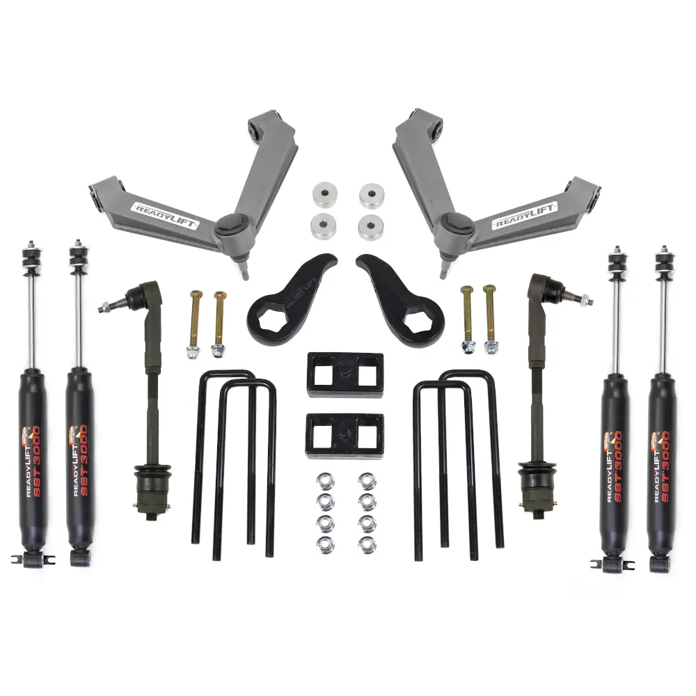 ReadyLift 3.5"F / 1"R SST Lift Kit- GM Silverado / Sierra 2500HD W/ SST3000 Shocks & UCAs 2011-2019 by ReadyLift