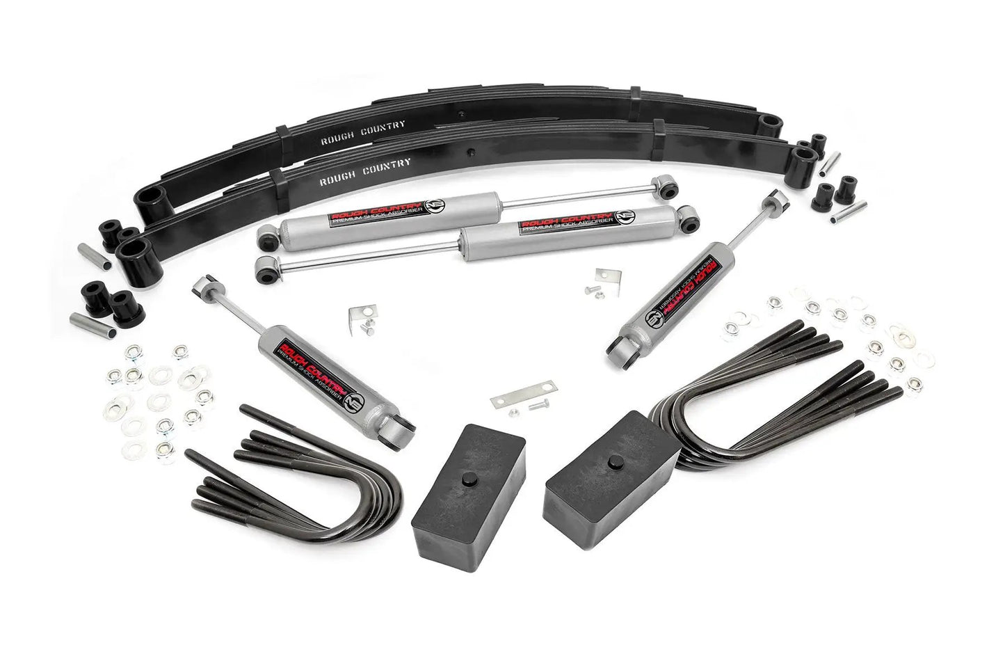 Rough Country 2 Inch Lift Kit | Rear Blocks | Chevy/GMC 3/4-Ton Suburban/C20/K20 Truck/C25/K25 Truck (73-76) by Rough Country