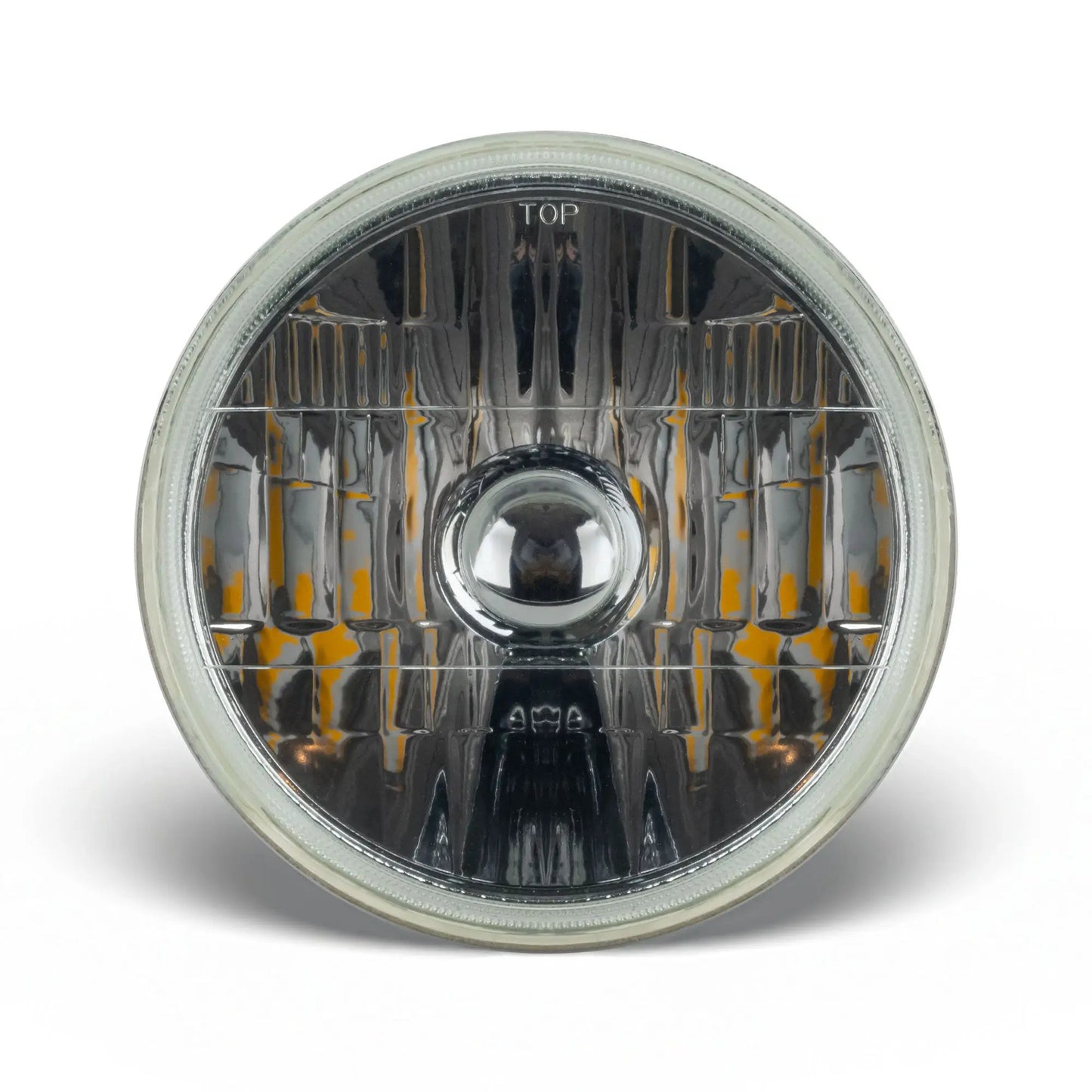 ORACLE Lighting 7" Sealed Beam Glass Lens Headlight – Non-Halo (Compatible with H4 LED Bulbs) by Oracle Lighting