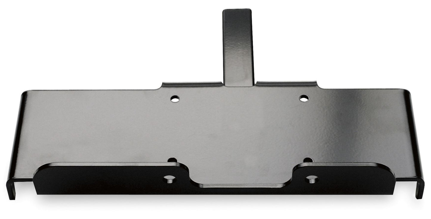 Warn Multi-Mount winch carrier for winches up to 3500lbs; fits 1.25" Receiver 3.0" x 4.87" (76.2mm x 123.7mm) mounting bolt pattern and 6.25" (158.8mm) fairlead