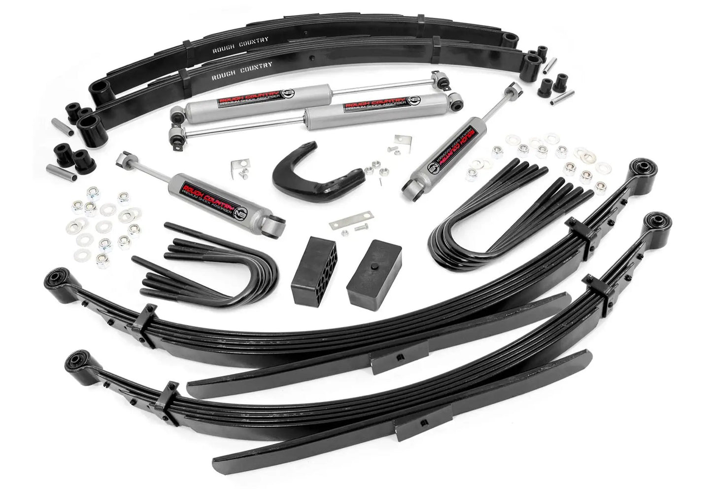 Rough Country 6 Inch Lift Kit | 52 Inch Rear Springs | Chevy/GMC 3/4-Ton Suburban/C25/K25 Truck (73-76) by Rough Country