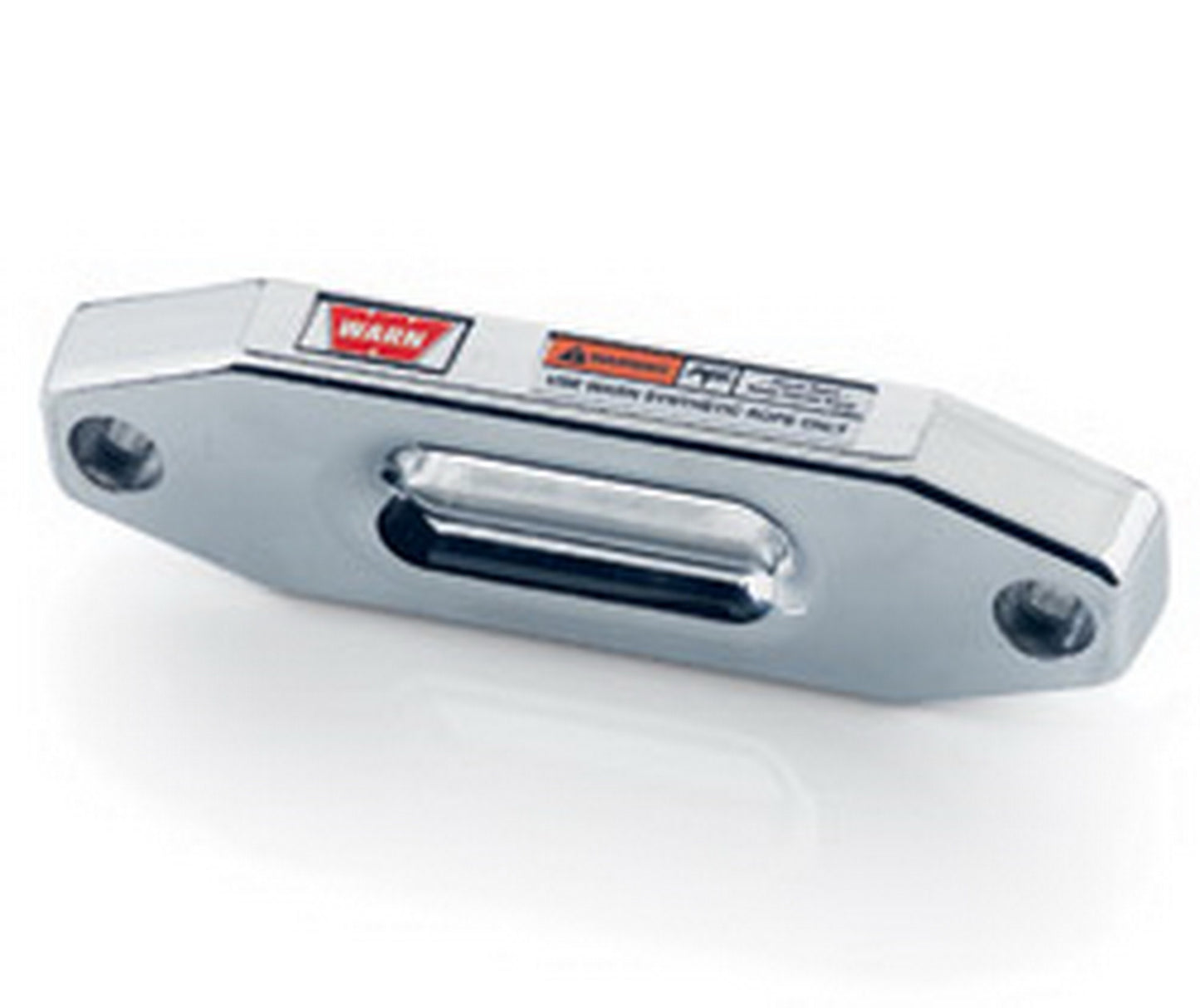 Warn Hawse Style; For Use with Synthetic Rope; Polished; Aluminum
