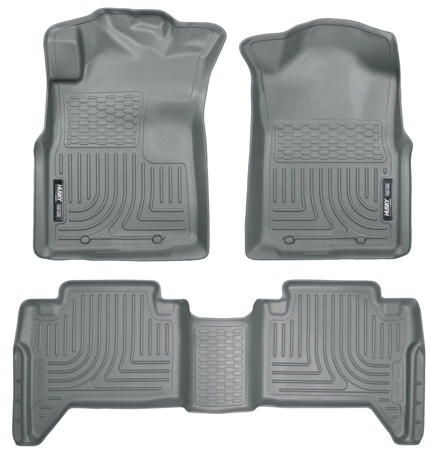 Husky Liners Weatherbeater - Front & 2nd Seat Floor Liners (Footwell Coverage)
