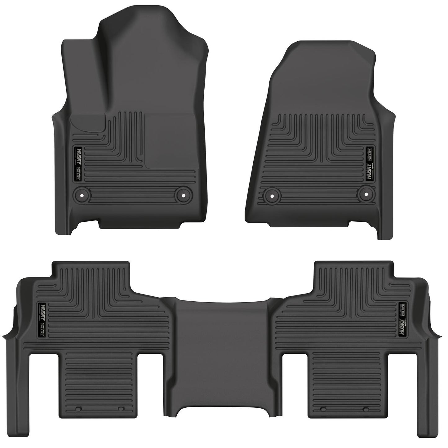 Husky Liners Weatherbeater - Front & 2nd Seat Floor Liners (Footwell Coverage)