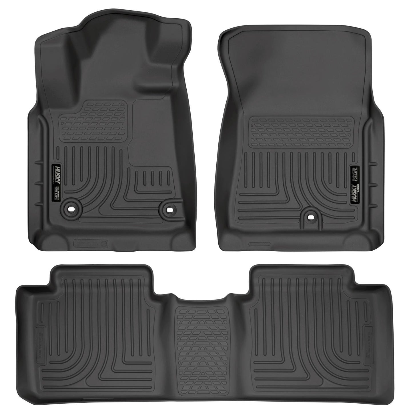 Husky Liners Weatherbeater - Front & 2nd Seat Floor Liners (Footwell Coverage)
