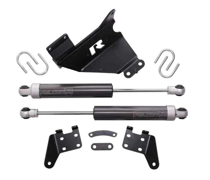ReadyLift 2013-2026 RAM HD 2600/3500 Dual Steering Stabilizer With Falcon by ReadyLift