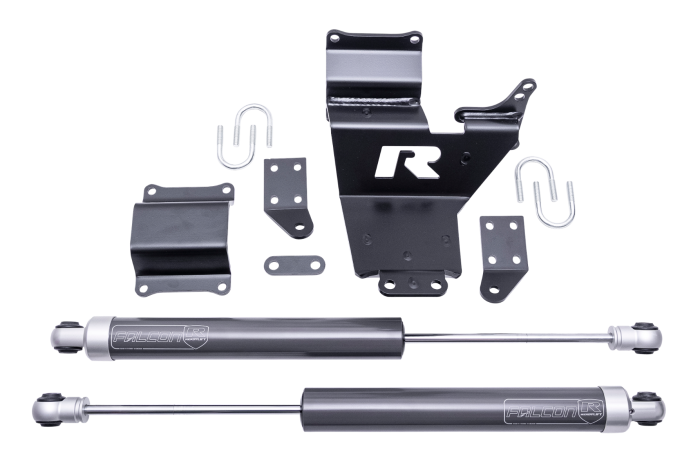 ReadyLift 10-Lug Dual Steering Stabilizer Kit 2005-2026 Ford SD F450/F550 4WD Diesel by ReadyLift