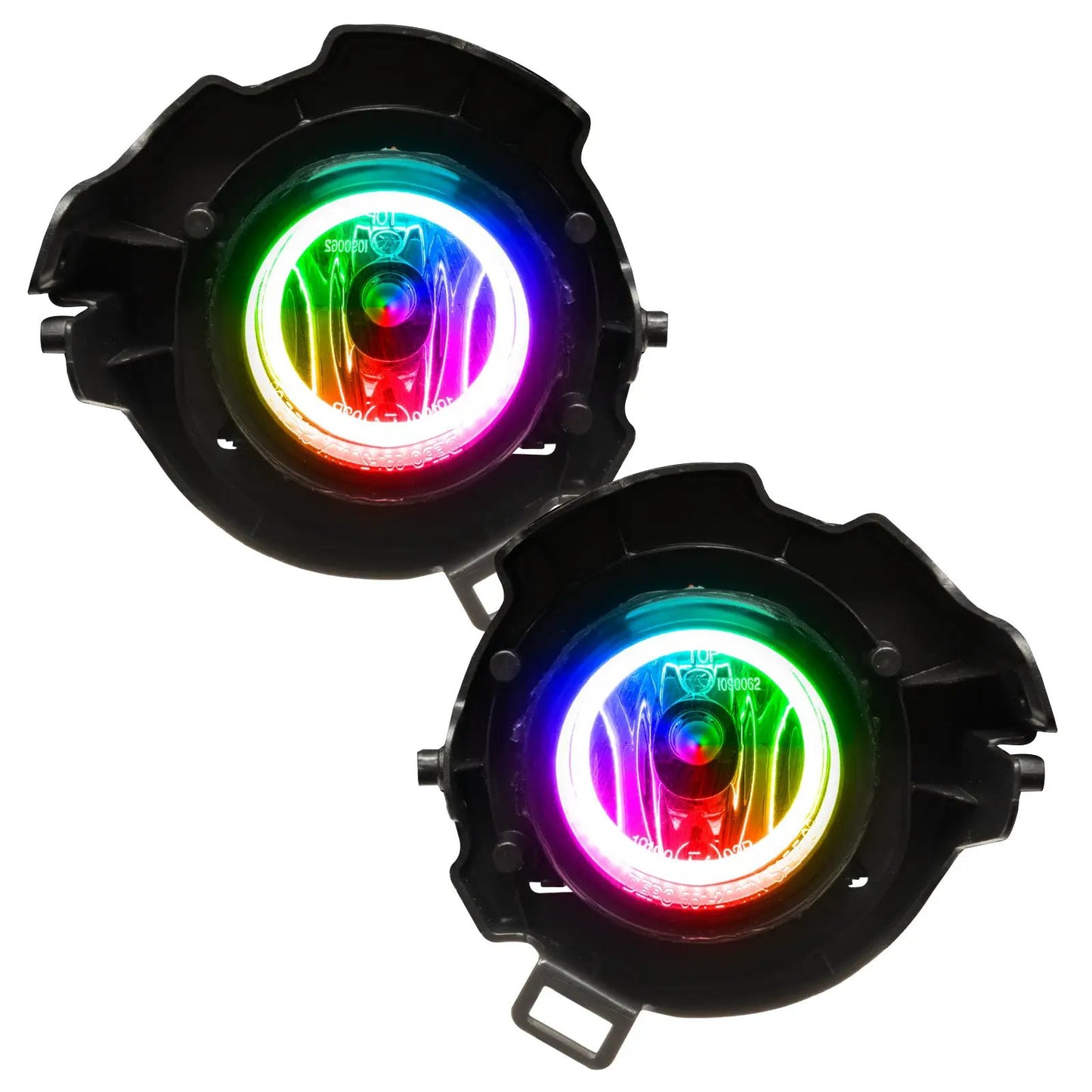 Oracle Lighting The bulbs are not included with these fog lights. The ColorSHIFT(tm) option requires the use of a ColorSHIFT(tm) controller to properly operate which is sold separately.