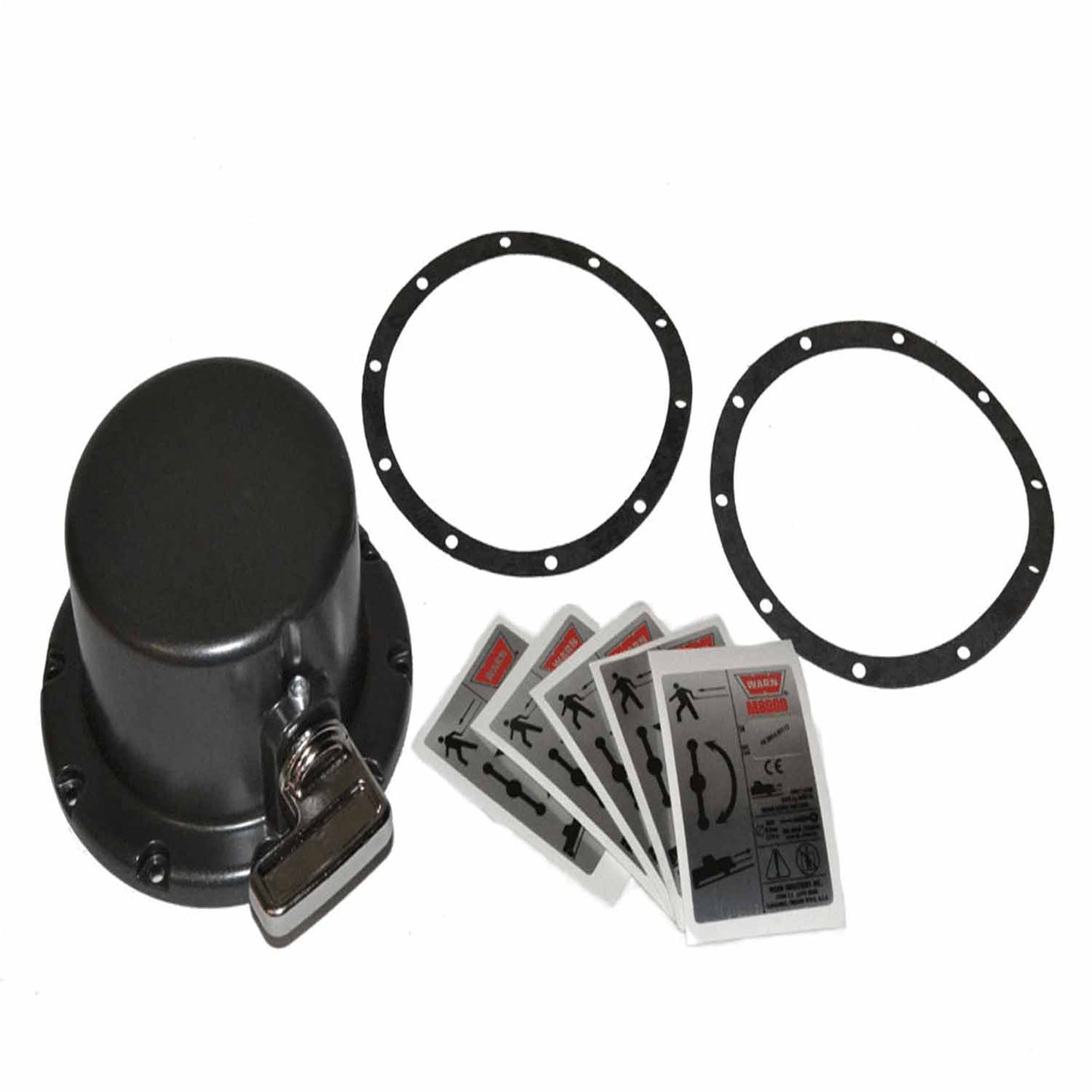 Warn REPLACEMENT End Housing For Warn M8000-S Winch; With Detent Screw/ O-Ring Seal/ Clutch Lever/ Gasket
