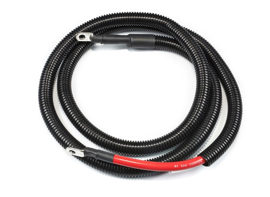 Warn Winch power cable for VR EVO, 2 ga, 72 inch length, red