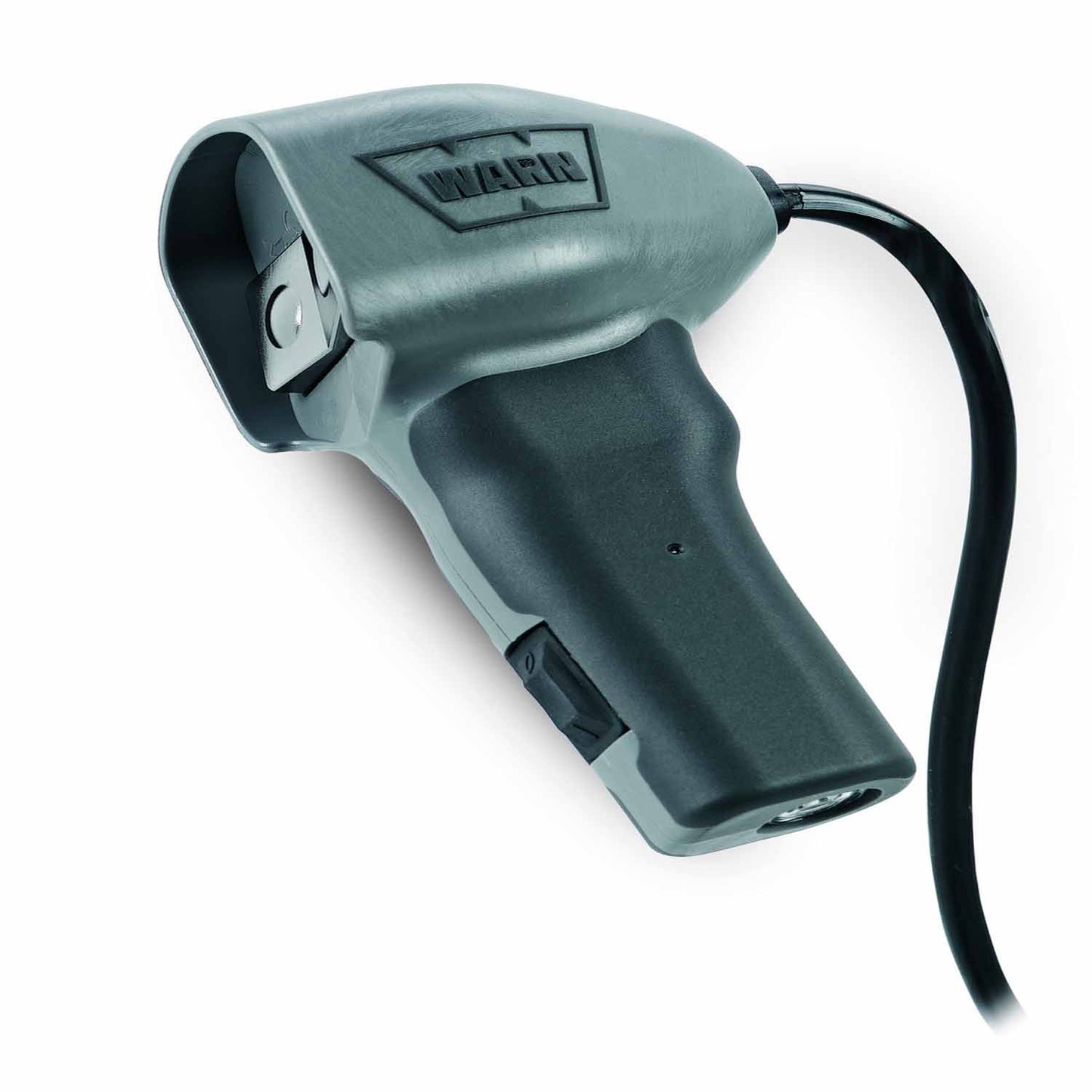 Warn Portable Utility Winch; Electric; 1500 Pound Line Pull Capacity; 43 Foot Wire Rope; Roller Fairlead; Wired Remote; Planetary Gear Drive