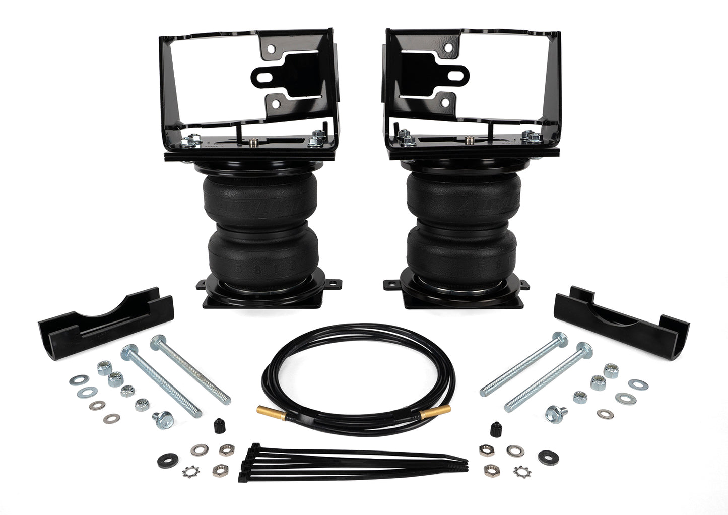 Air Lift LoadLifter 5000 Ultimate Load Support kit for the 22-24 Toyota Tundra, offering up to 5,000 pounds of load-leveling capacity while helping to eliminate squat, trailer sway and bottoming out. Backed by Air Lift’s Limited Lifetime Warranty.