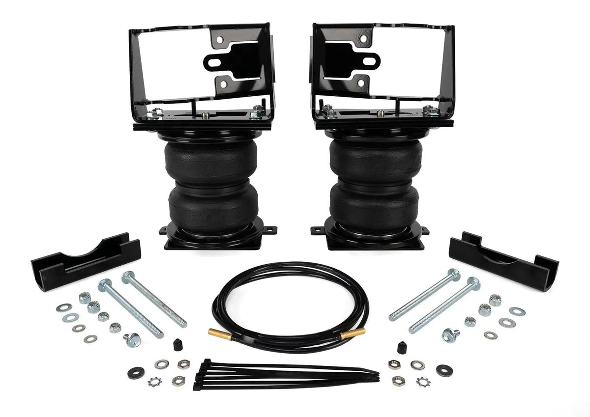 Air Lift LoadLifter 5000 Ultimate Load Support kit for the 22-24 Toyota Tundra, offering up to 5,000 pounds of load-leveling capacity while helping to eliminate squat, trailer sway and bottoming out. Backed by Air Lift’s Limited Lifetime Warranty. by Air Lift