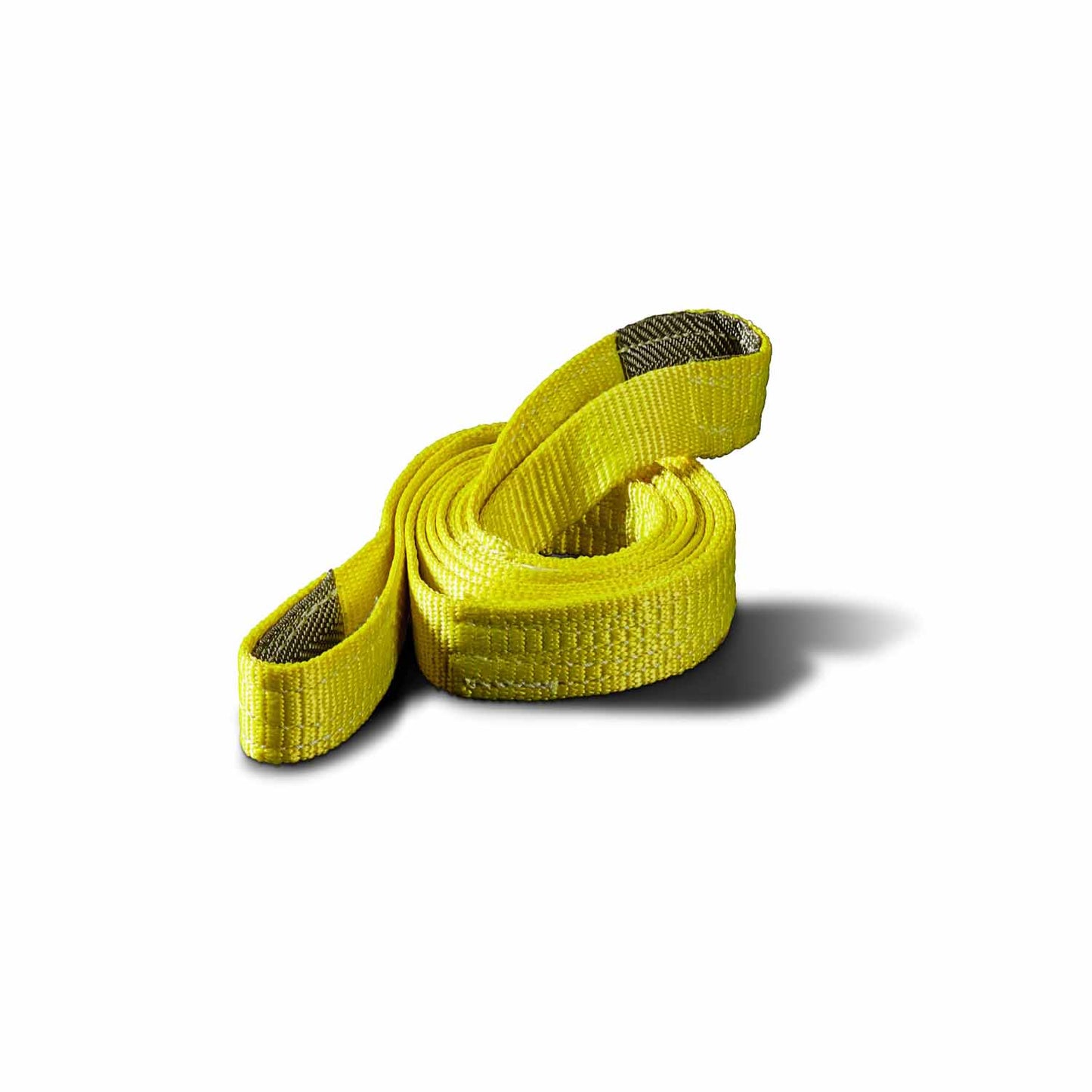 Warn 2 Inch Width x 8 Foot Length; 14400 Pound Breaking Strength; Yellow; Nylon Webbing