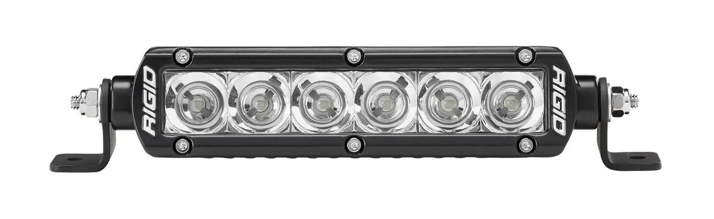 RIGID Industries SR-Series PRO LED Light, Flood Optic, 6 Inch, Black Housing by RIGID Industries