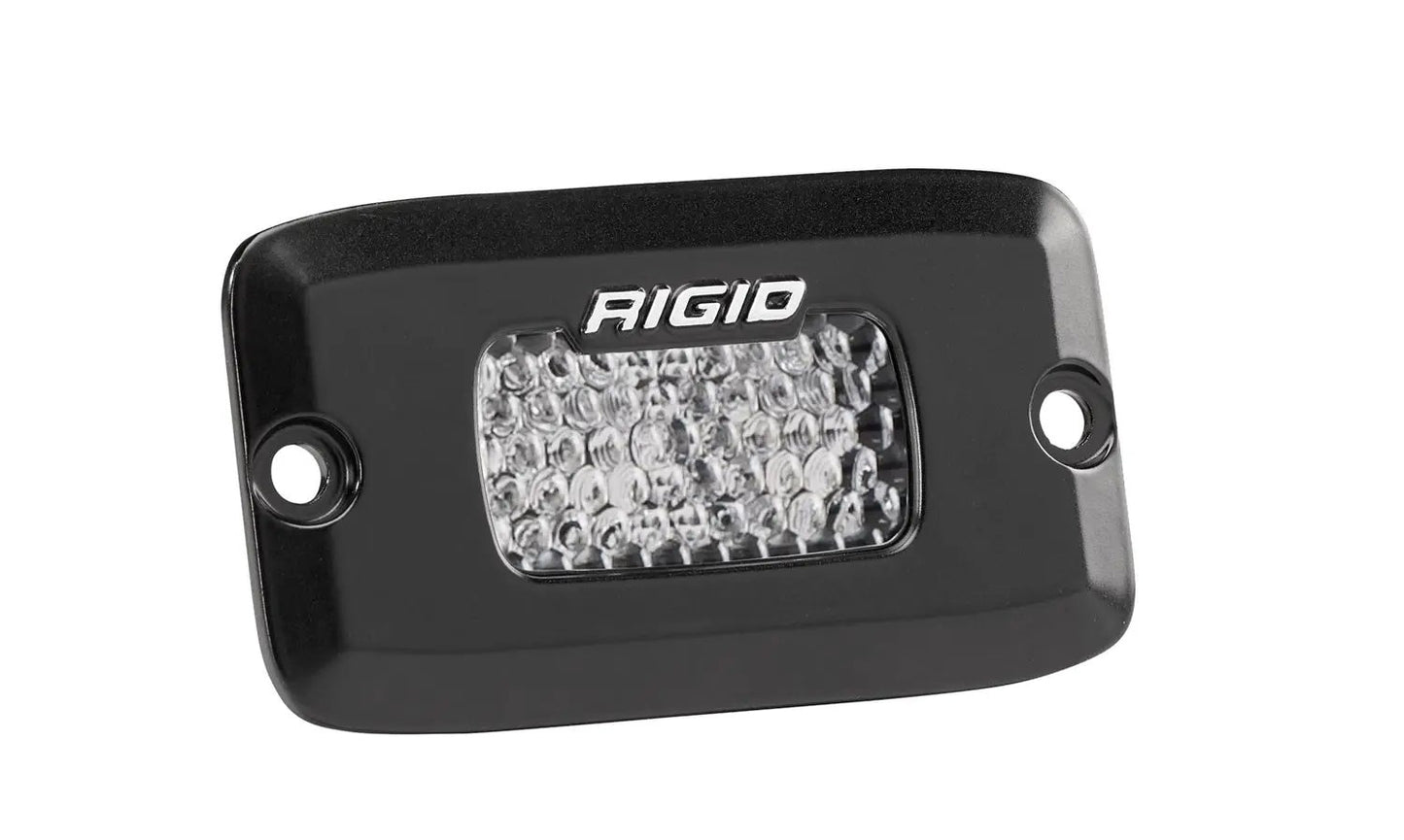 RIGID Industries SR-M Series PRO, Flood Diffused, Flush Mount, Black Housing, Single by RIGID Industries