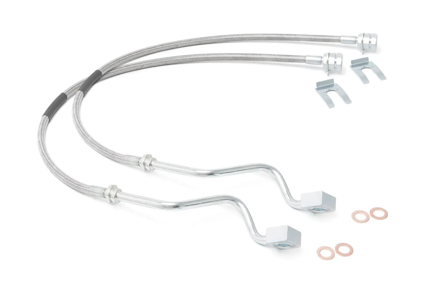 Rough Country Brake Lines | Stainless | FR | 4-8 Inch Lift | Ford F-250/F-350 Super Duty (99-04) by Rough Country