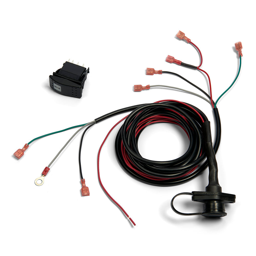 Warn Illuminated Dash Mounted Rocker Switch Kit For Powersport Winches