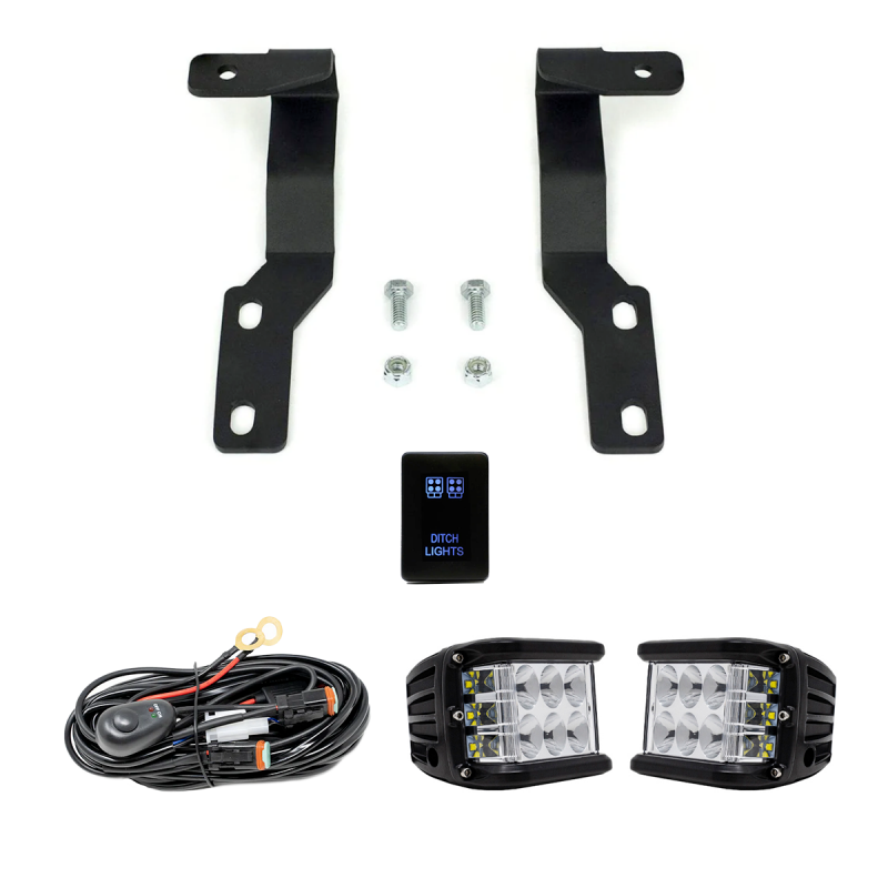 Cali Raised LED CAL Ditch Light Brackets Kit
