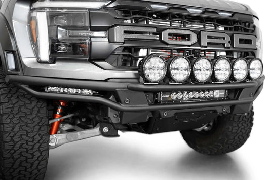 Addictive Desert Designs 2021-2024 Ford F-150 Raptor Race Series Front Bumper Light Hoop by Addictive Desert Designs