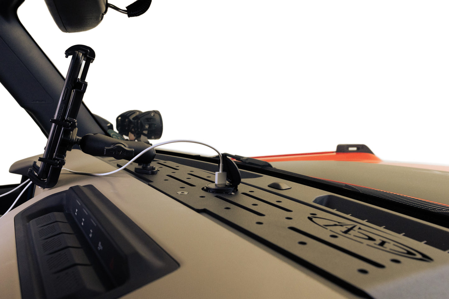 Addictive Desert Designs 2021-2023 Ford Bronco & Bronco Raptor Digital Device Dash Mount by Addictive Desert Designs