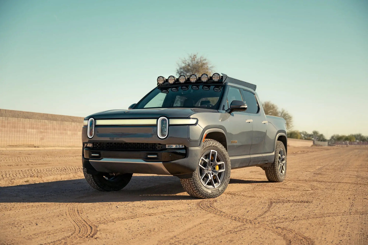 Rago Fabrication 2022-2025 Rivian R1T Roof Rack RIGID Light Mount by Rago Fabrication
