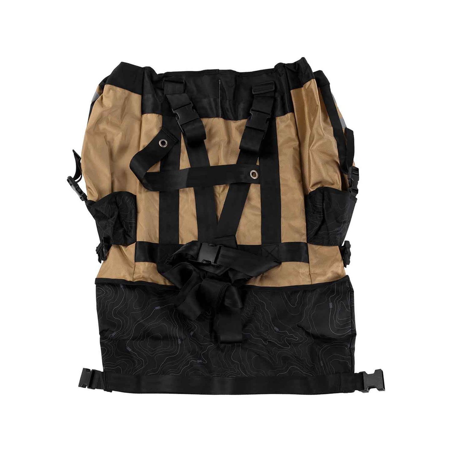 ARB 4x4 Track Pack Bag mounts to the spare tire carrier and provides storage for wet and dirty items or recycleables and trash.