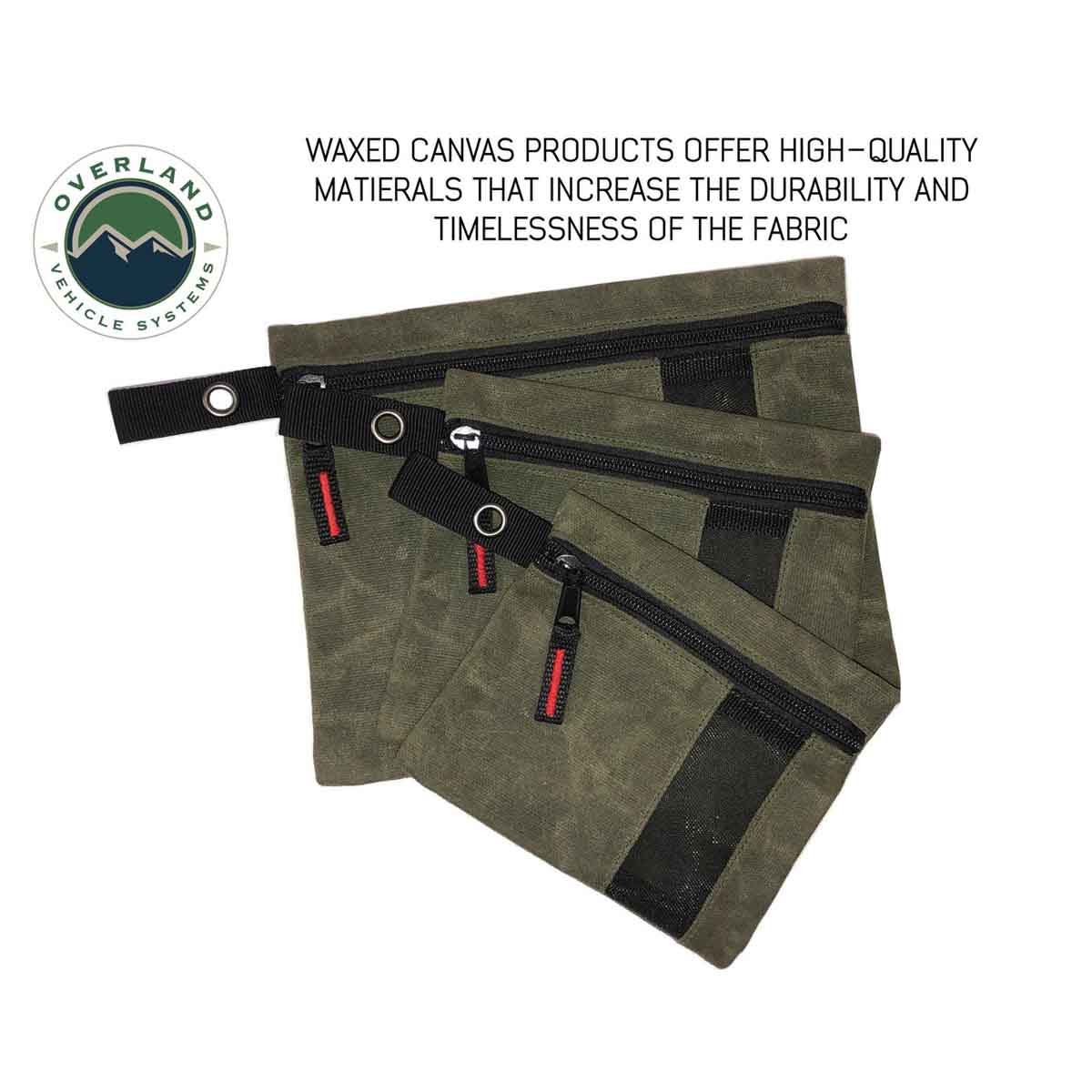 OVS Small Bags - 3 Individual #12 Waxed Canvas by OVS