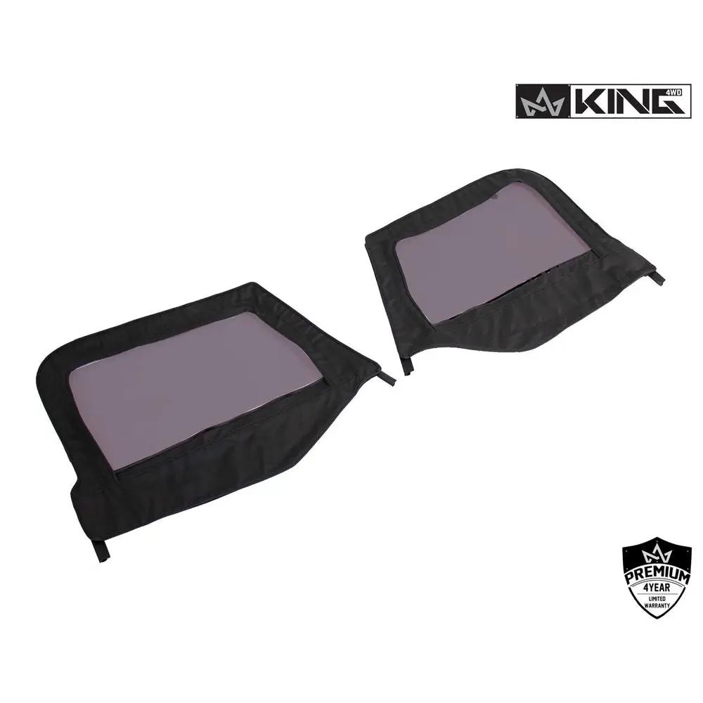 King 4WD Replacement Soft Upper Doors Tinted - Pair - TJ by King 4WD