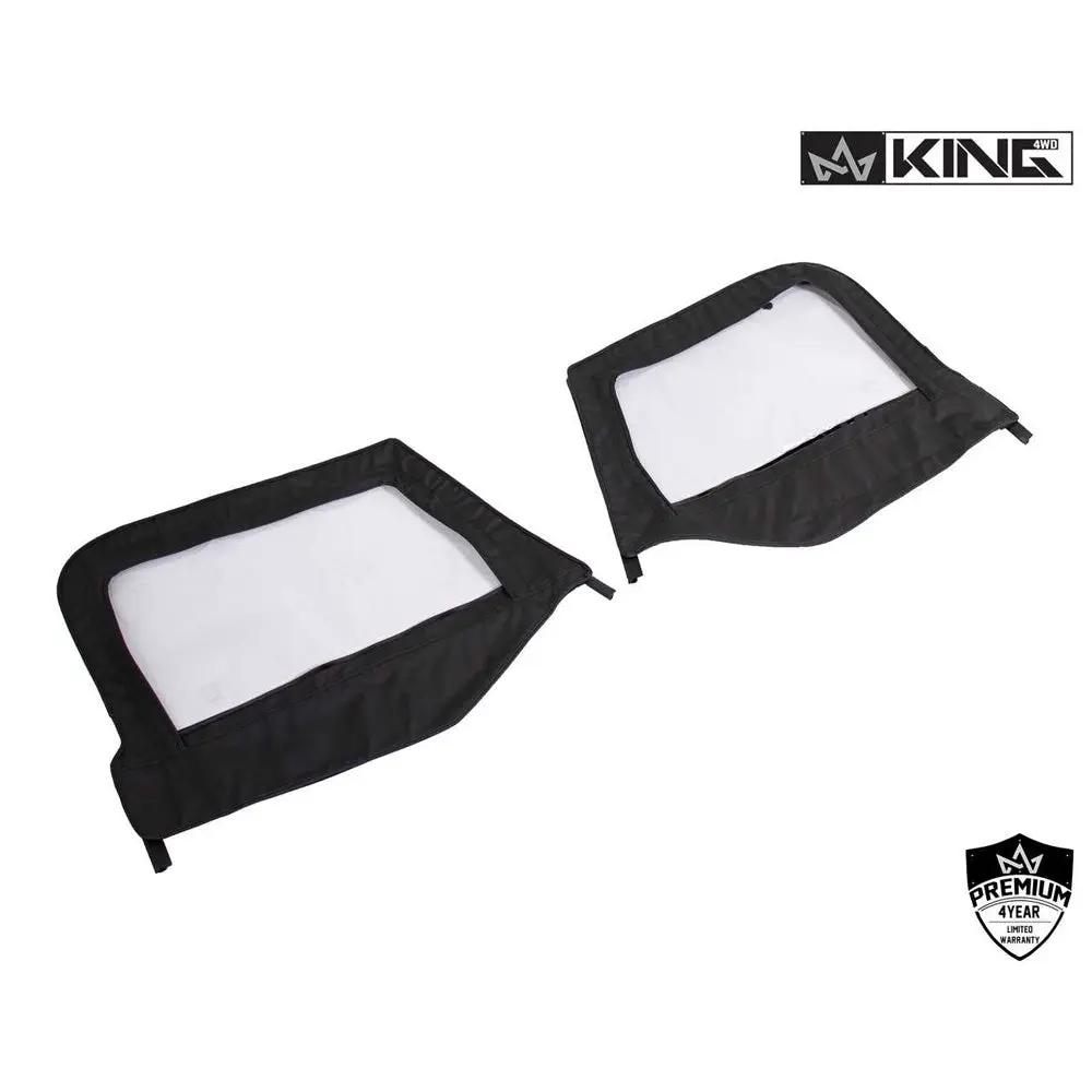 King 4WD Replacement Soft Upper Doors - Pair - TJ by King 4WD