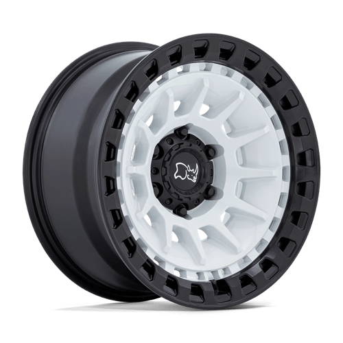 Black Rhino Hard Alloys BARRAGE 17X8.5 5X5 71 -10 G-WHT M-BLK by Black Rhino Hard Alloys
