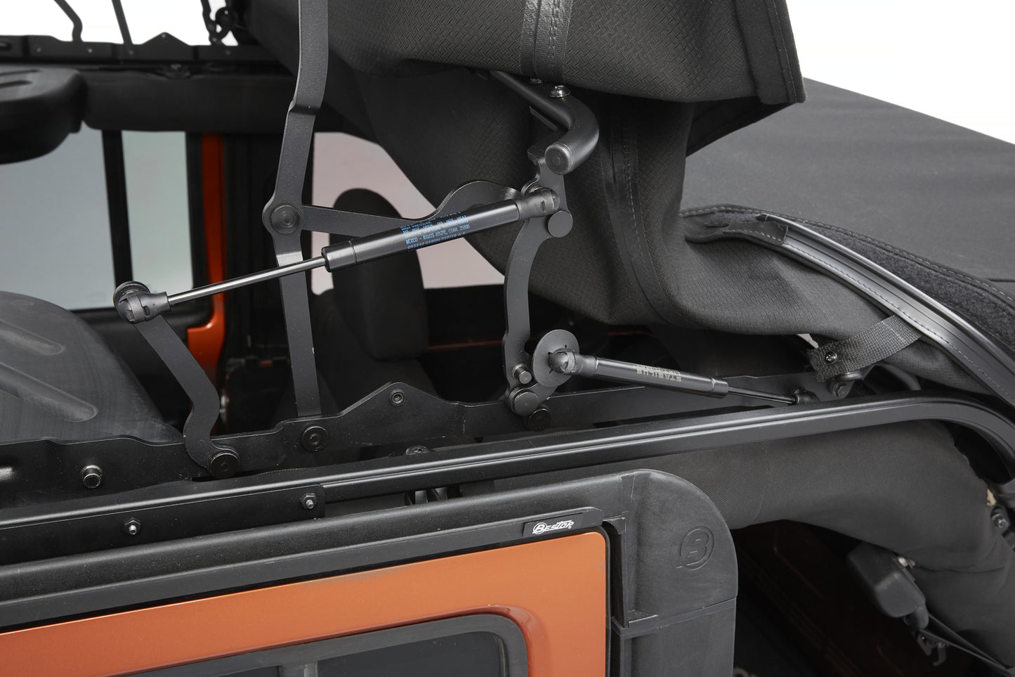 Bestop Supertop Ultra - Jeep '07-18 Wrangler JK 4-Door (Premium Black Twill)