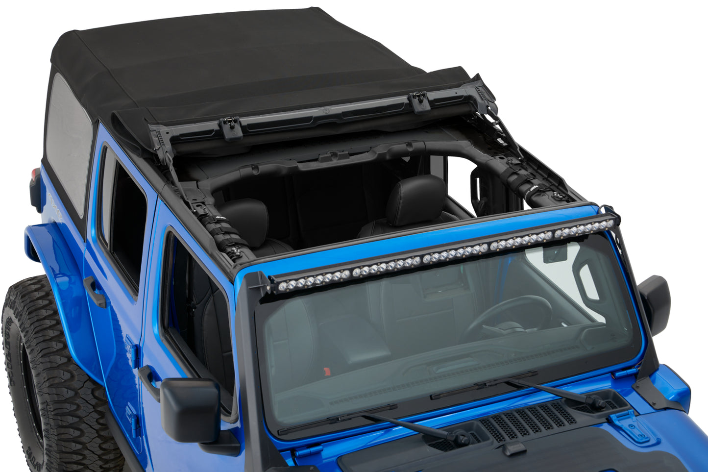 Bestop Supertop - Jeep '18-26 Wrangler JL 4-Door (Premium Black Twill)