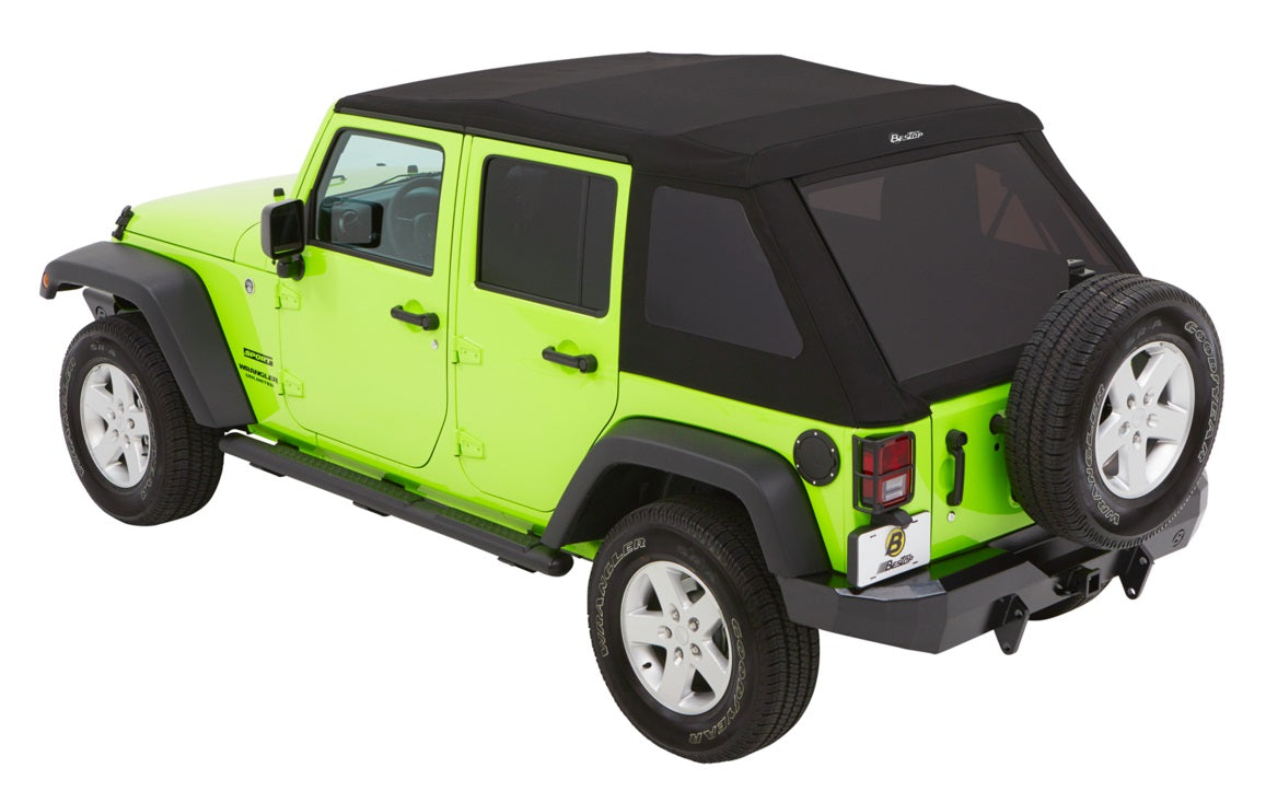 Bestop Trektop Glide - Jeep '07-18 Wrangler JK 4-Door (Black Diamond)