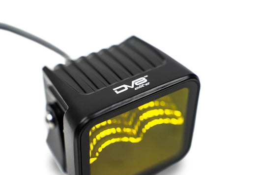 DV8 Offroad 3-Inch Elite Series Led Amber Pod Light by DV8 Offroad