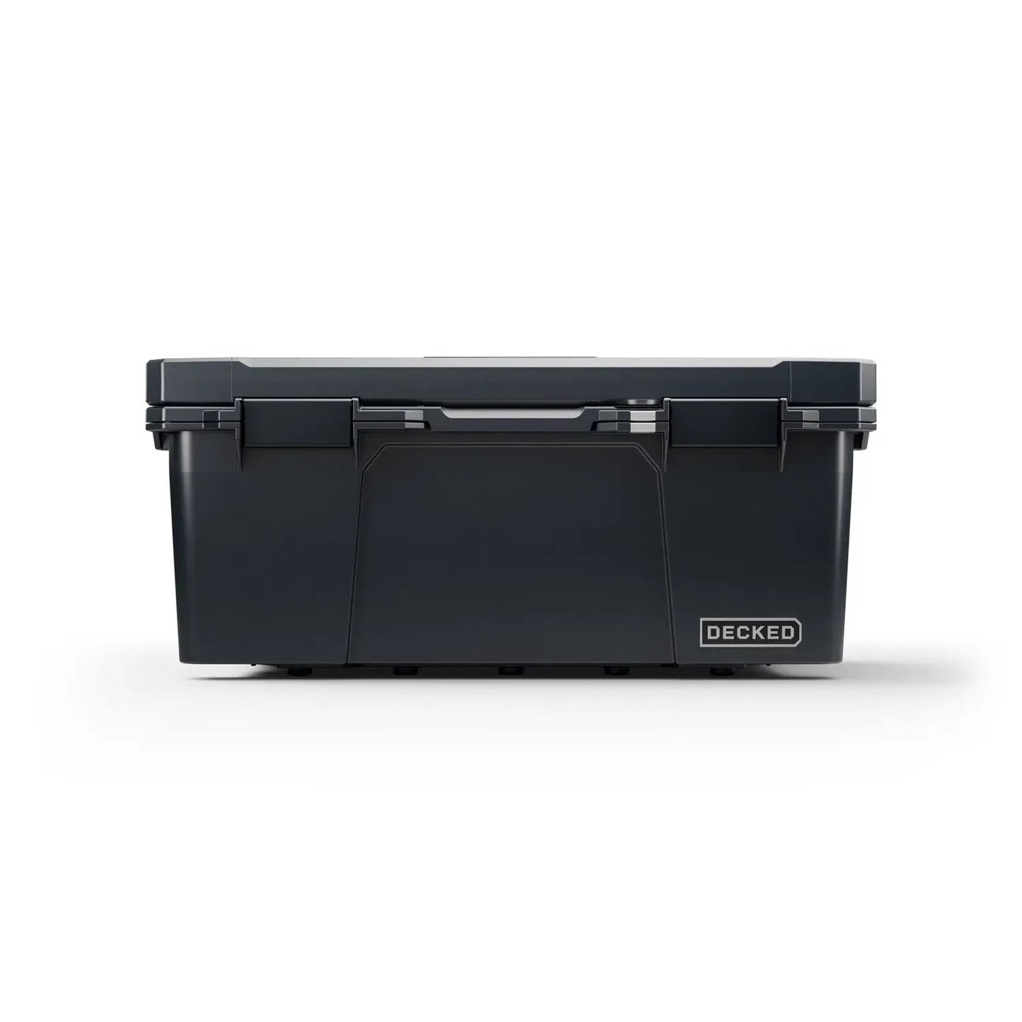 DECKED Sixer 16 Case - Includes one (1) weatherproof 16-liter latching case and one (1) Cargo Tray - In Black with black latches by DECKED