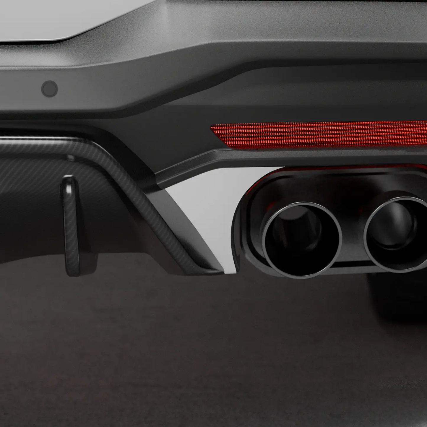 NYTOP 2024-Current Ford Mustang Quad Tip Exhaust Cutout Template by NYTOP