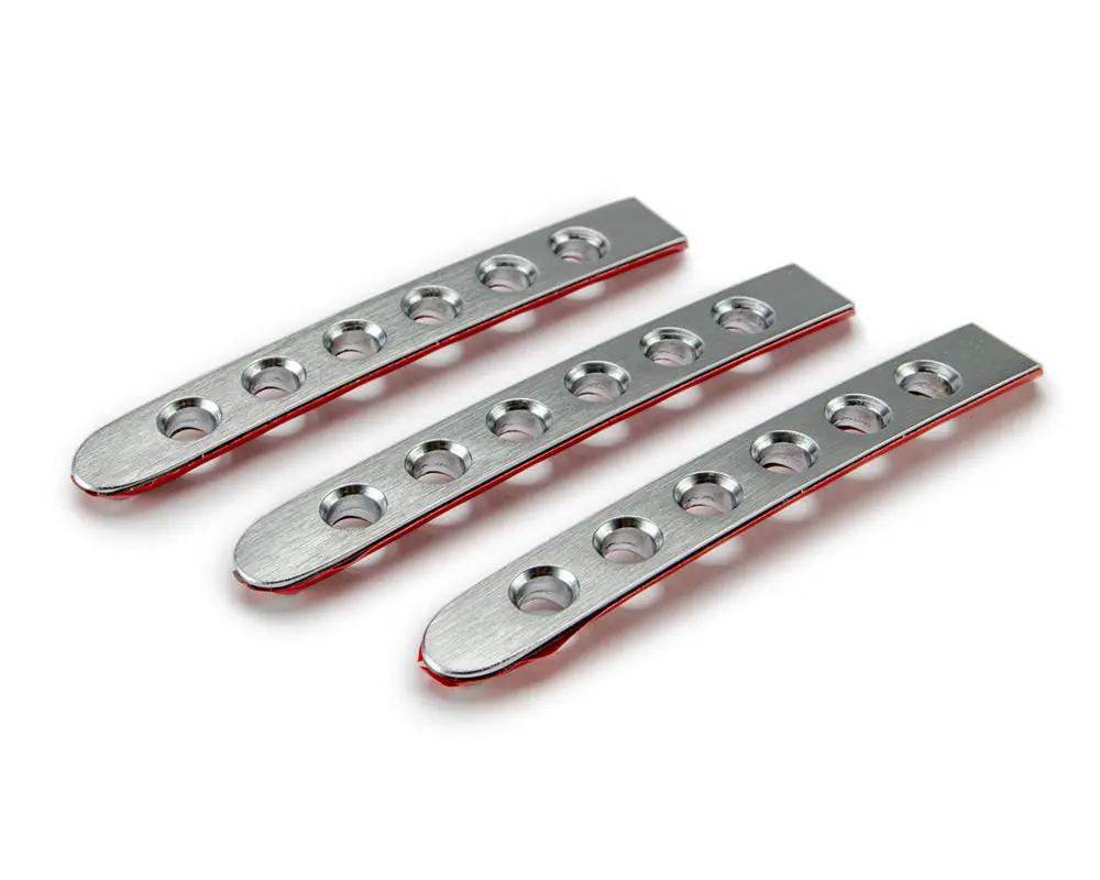 DV8 Offroad 07-18 Jeep JK 2-Door Aluminum Door Handle Insert; 3-Pieces
