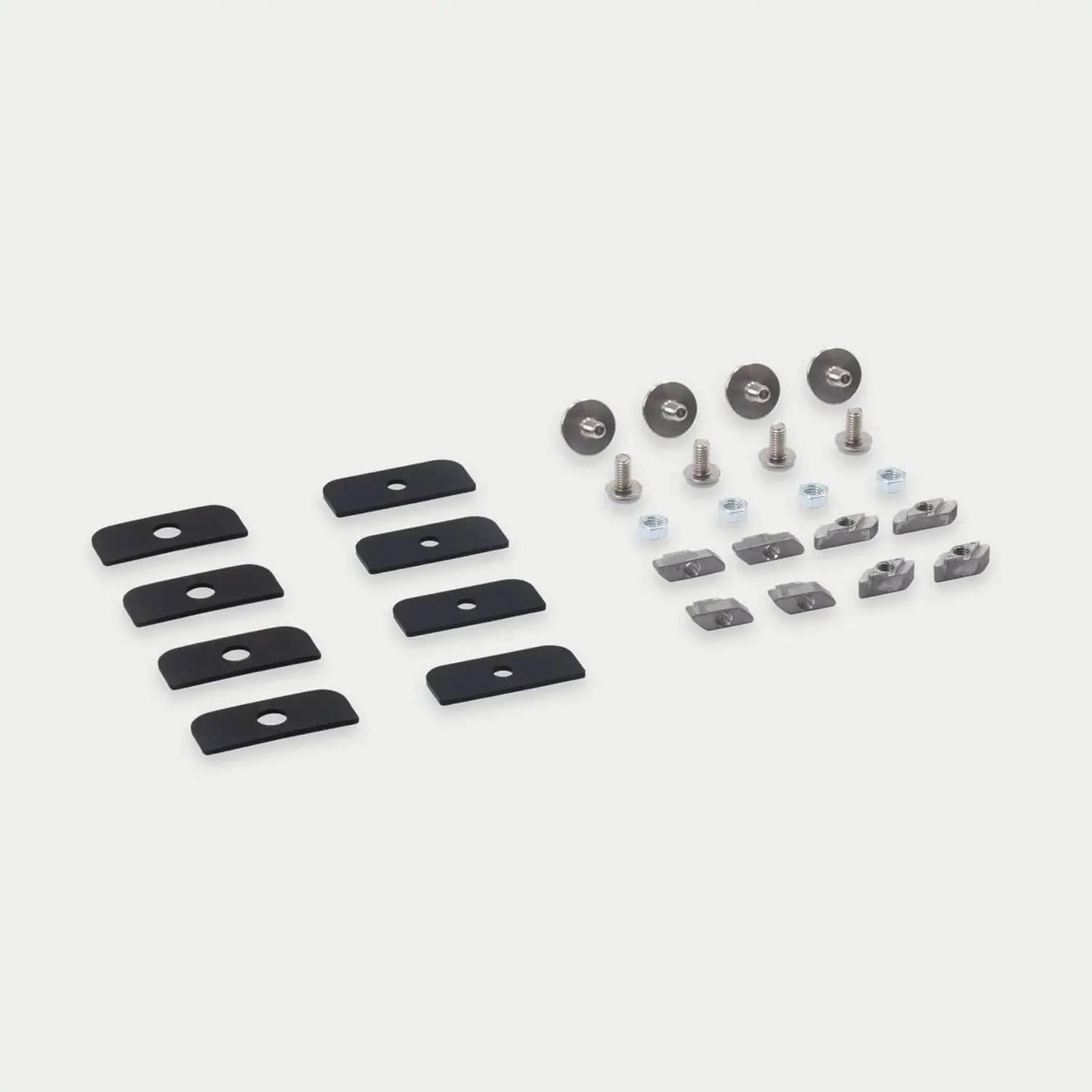 DECKED D-co Case Mounting Kit for T-Track - hardware kit for drilled installation of cases to T-Track Metric M61 by DECKED