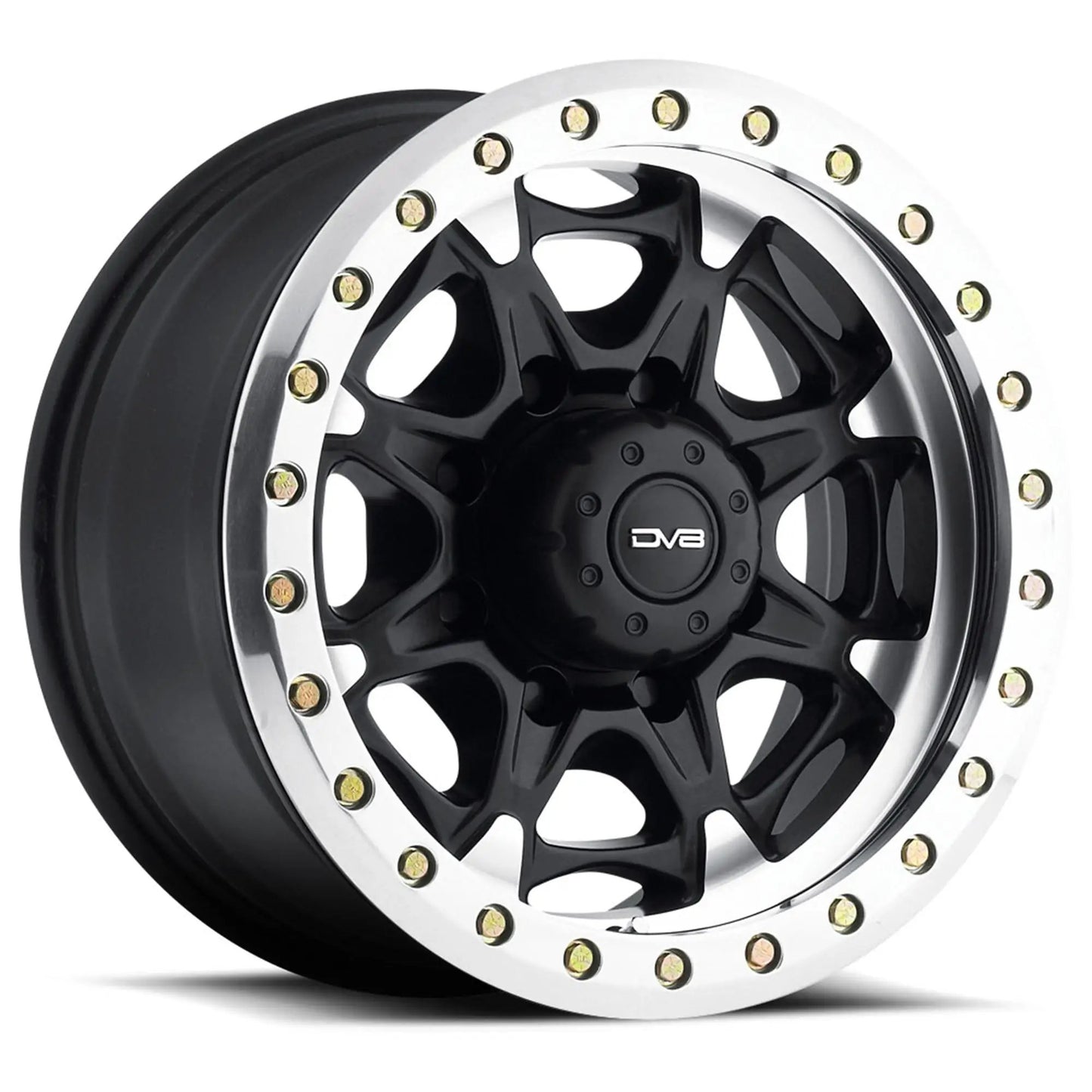 DV8 Offroad 882 True Beadlock; Matte Black; 17 X 8.5 ; BP: 5X127 ; OS: -20 by DV8 Offroad