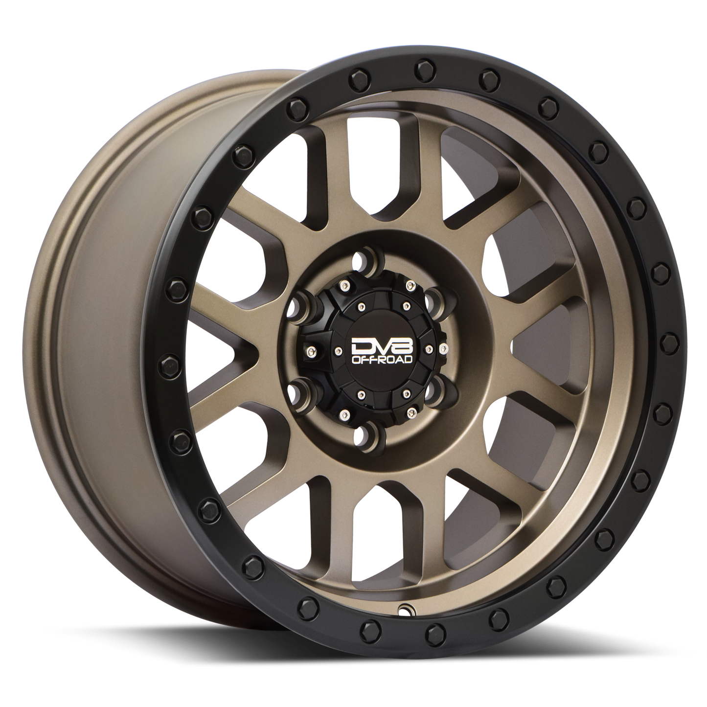 DV8 Offroad 883 Sim Beadlock; Matte Bronze; 17 X 9; BP:5X127 ; OS:-12 by DV8 Offroad