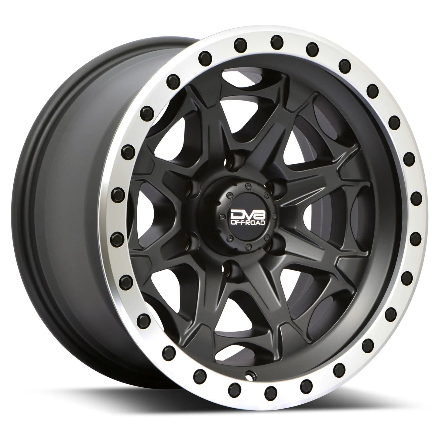 DV8 Offroad 886 Sim Beadlock; Matte Black; 20 X 12; BP:6X139.7; OS:-44 by DV8 Offroad