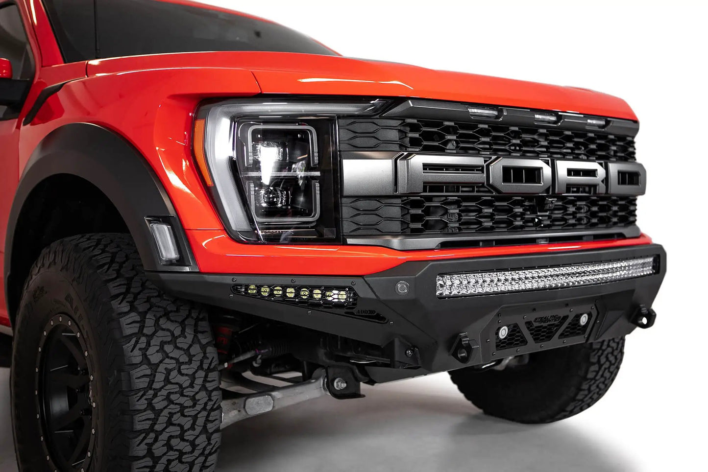 Addictive Desert Designs 2021 - 2023 Ford Raptor Stealth Fighter Front Bumper by Addictive Desert Designs