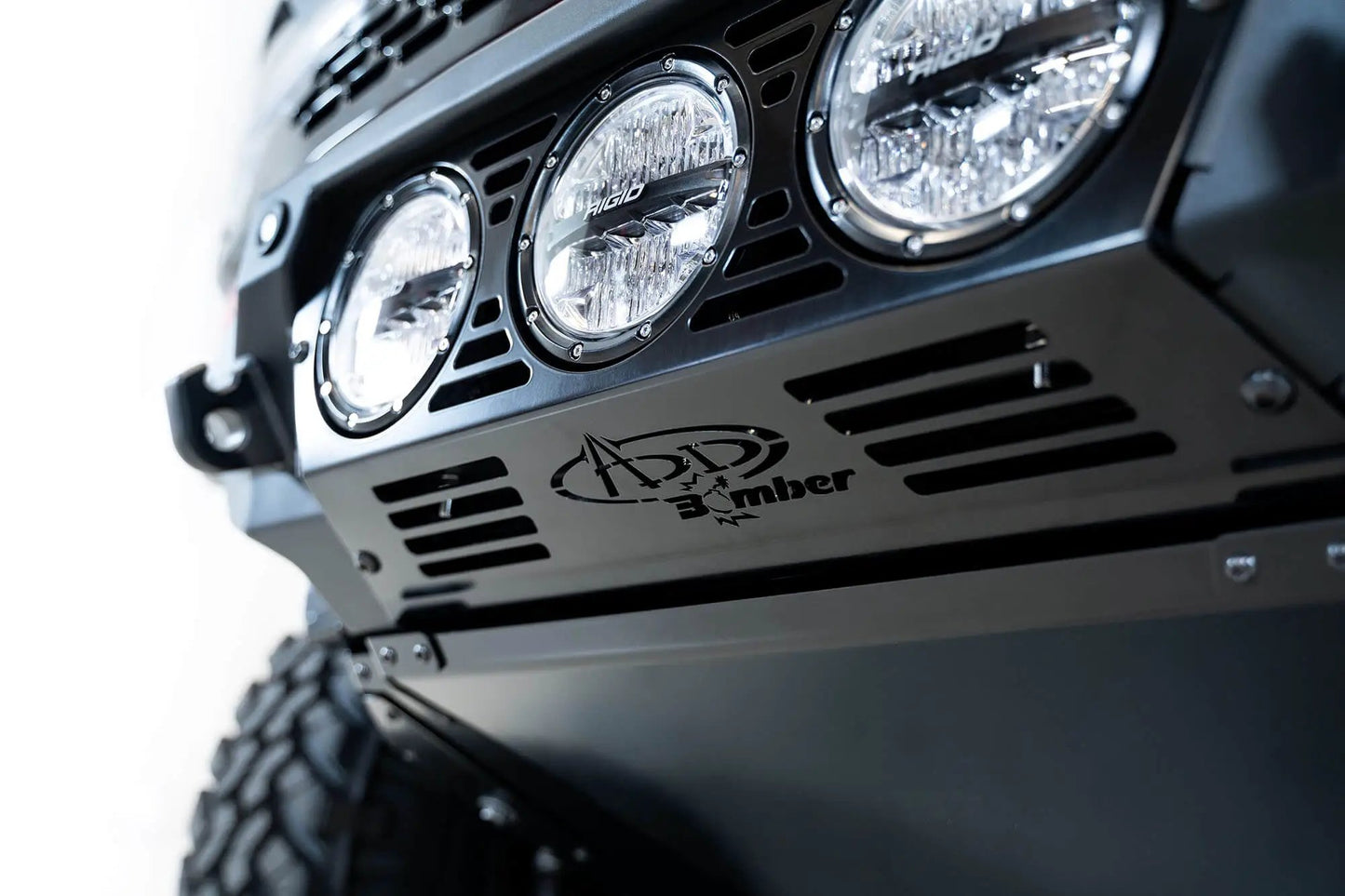 Addictive Desert Designs 2021 - 2023 Ford Bronco Bomber Front Bumper by Addictive Desert Designs