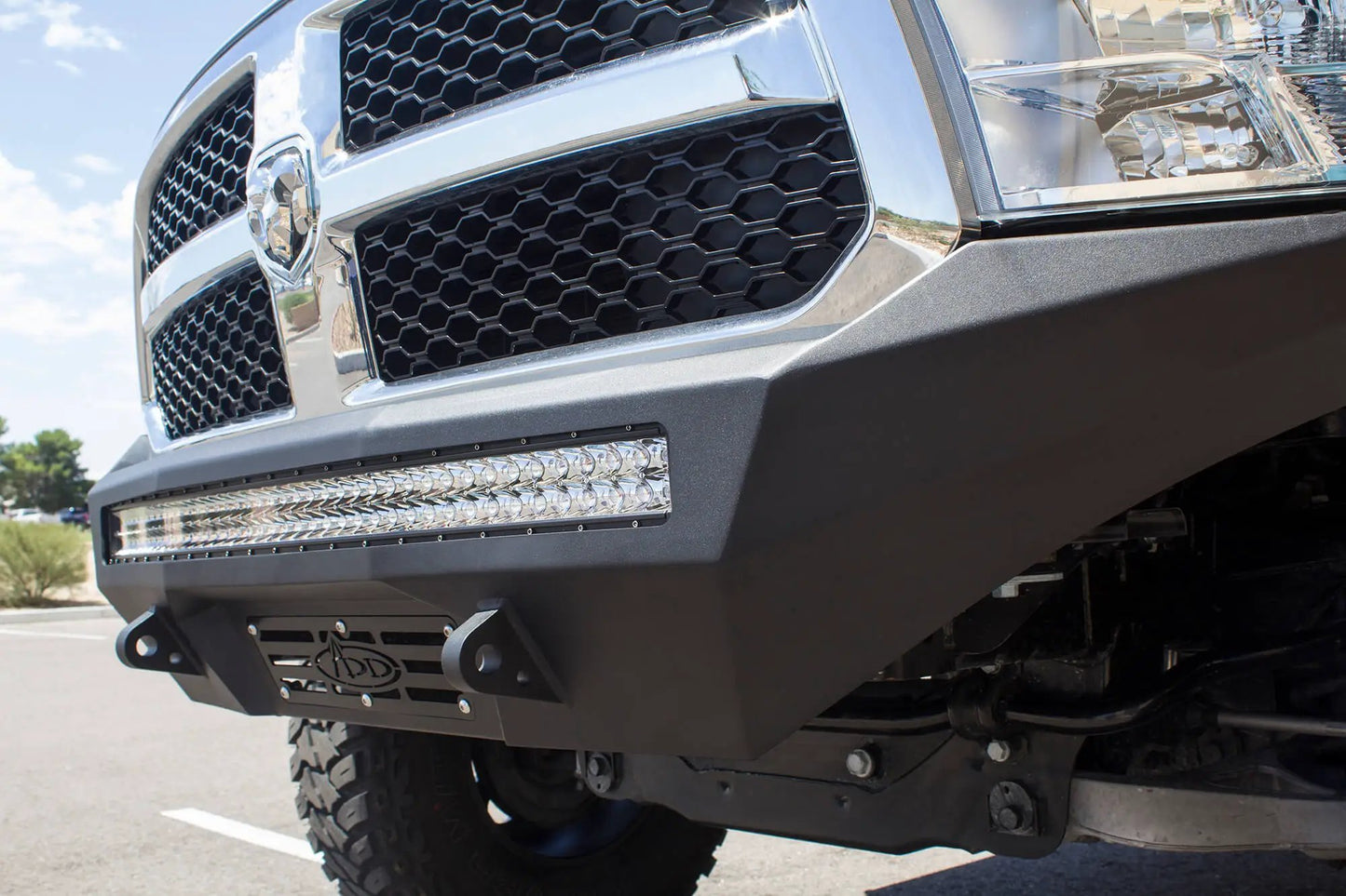 Addictive Desert Designs 2013 - 2018 Dodge RAM 1500 Stealth Fighter Front Bumper by Addictive Desert Designs