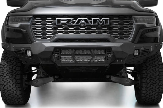Addictive Desert Designs 2025 Ram RHO Bomber Front Bumper (20 Inch Lights) by Addictive Desert Designs