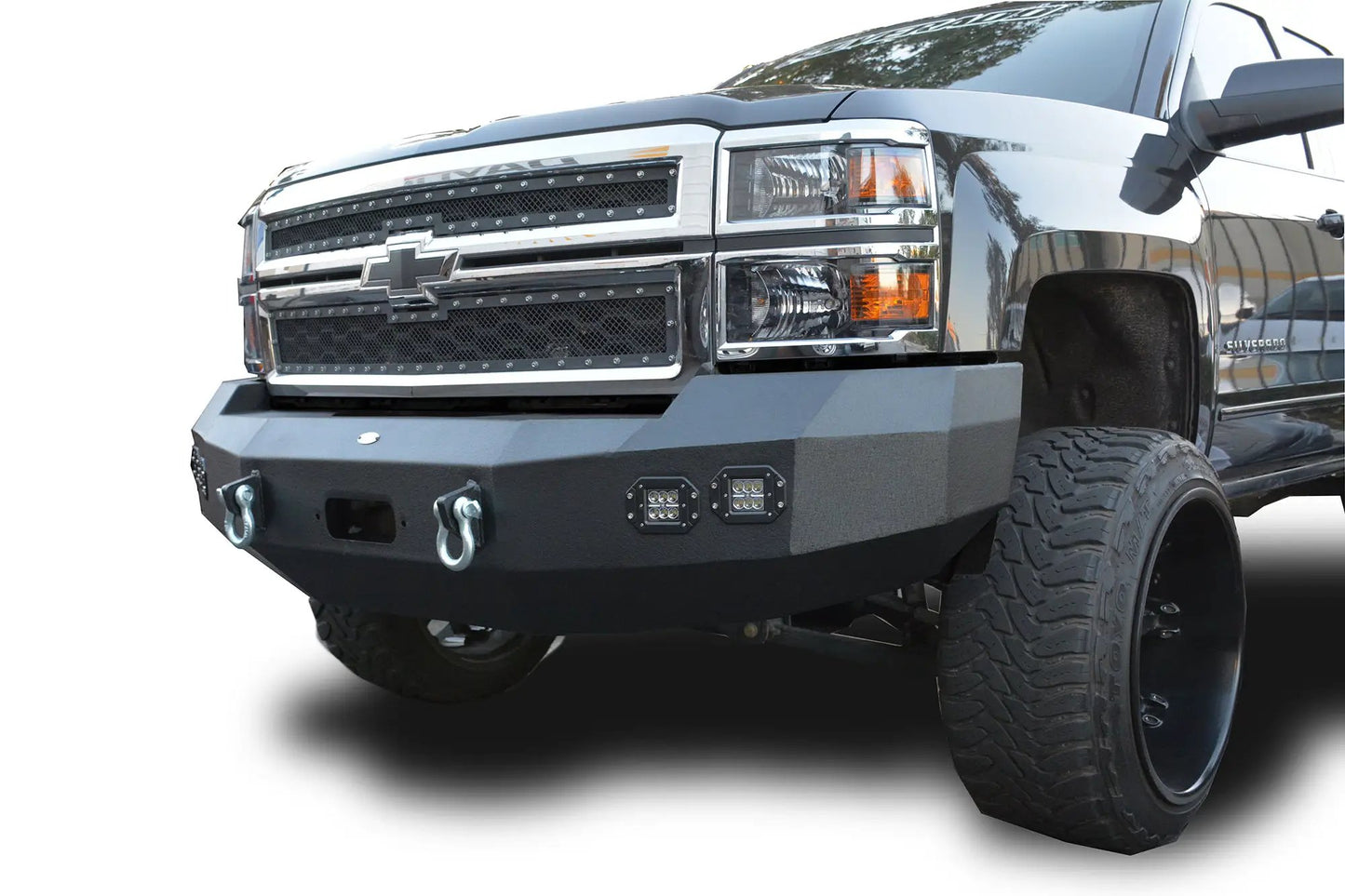 DV8 Offroad 14-15 Chevy Silverado 1500 Truck Front Full Size Bumper by DV8 Offroad