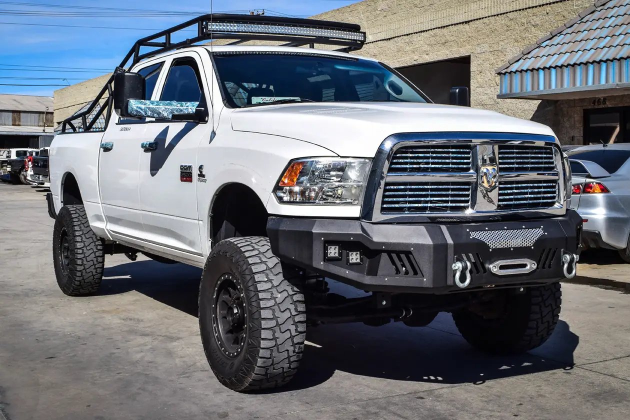 DV8 Offroad 10-18 RAM 2500/3500 Truck Front Full Size Bumper by DV8 Offroad