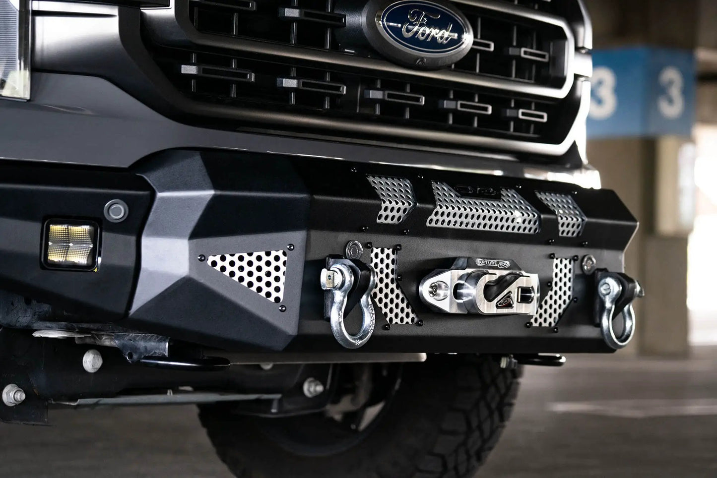 DV8 Offroad Ford F-150 Mto Series Winch Front Bumper by DV8 Offroad