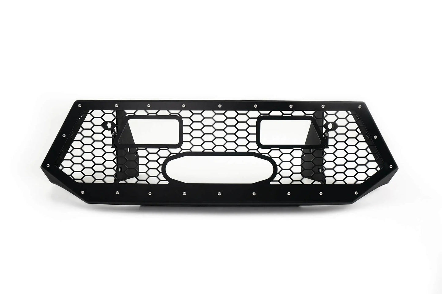 DV8 Offroad The FBGX-01 is a 3pc modular winch capable front bumper. Manufactured from steel & powder coated for protection the FBGX-01 accommodates the factory sensors, utilizes the factory turn signals & offers auxiliary lighting positions. by DV8 Offroad